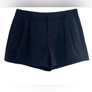 Vince Black High Waist Tailored Shorts